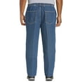 thumbnail image 2 of Harbor Bay by DXL Big and Tall Men's Full-Elastic Waist Jeans, Medium Stonewash, 2X Waist/34 Inseam, 2 of 6