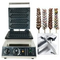 thumbnail image 4 of Commercial Electric Wheat Stalk Shape Waffle Maker 1700W Nonstick Waffle Iron Machine, 4 of 9