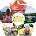 thumbnail image 5 of Estera de picnic, tela de picnic, manta impermeable para picnic, estera impermeable para tienda de playa al aire libre, estera de picnic, 5 of 5