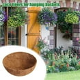 thumbnail image 2 of Coco Liners for Planters 4Pcs, 14 inch Round Coconut Liners for Planters, Hanging Basket Coco Liners, Natural Coconut Fiber Liners for Hanging Basket, 2 of 7