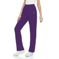 thumbnail image 3 of Landau Essentials Relaxed Fit 2-Pocket Elastic Scrub Pants for Women 8320, 3 of 6