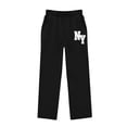 thumbnail image 4 of Nekdswn Girls Sweatpants Kids Graphic Print Wide Leg Baggy Pants Teen Girl Winter Fleece Lined Warm School Sweat Trousers for 5-14 Yeras, 4 of 6