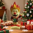 thumbnail image 4 of LED Lighted Blow Mold Holiday Figurine Vintage Style Glowing Character Ornament for Halloween Indoor Winter Home Decoration, 12 Inch, 4 of 9