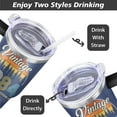 thumbnail image 3 of 40th Birthday Gifts Cup, 40 Oz Stainless Steel Tumbler with Handle & Straw, 40 Year Old Birthday Gifts for Men Coffee Mug, 40th Birthday Decorations for Men, Happy 40th Birthday Gifts for Men, 3 of 6