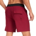 thumbnail image 6 of Kakii Men's Quick-Dry Swim Trunks, Board Shorts with Multiple Pockets & Drawstring Waist, Water & Beach Shorts, 6 of 6