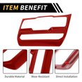 thumbnail image 4 of Unique Bargains 1 Pc Dashboard Center Window Control Panel Trim Cover for Jeep Wrangler JL JLU 18-24 Dash Central Control Window Switch Panel Trim ABS Red, 4 of 6