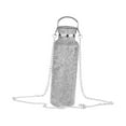 thumbnail image 4 of Botella de agua Diamond con cadena, 500 ml, rellenable, térmica, con purpurina al vacío Plata AB, 4 of 7