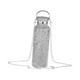 thumbnail image 4 of Botella de acero inoxidable con purpurina, 500 ml, para viajes, gimnasio y deportes. Plata AB, 4 of 7