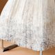 thumbnail image 4 of Falda Larga de Verano Señoras Casual Malla Floral Impresa Mediana Larga Falda Plisada, una Línea Mitad Del Cuerpo de la Falda de Hilo para la Primavera, 4 of 8