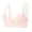 Pink, variant on Seamless Wireless Bra for Women, Classic Open Front Plunge Lift Everyday Bras Soft and Comfortable Push Up Tshirt Bra Pink L