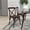 Walnut, variant on Merrick Lane Bardstown X-Back Bistro Style Wooden Dining Chair for Kitchens and Dining Rooms, High-Back Wood Stackable Kitchen Chair, Walnut
