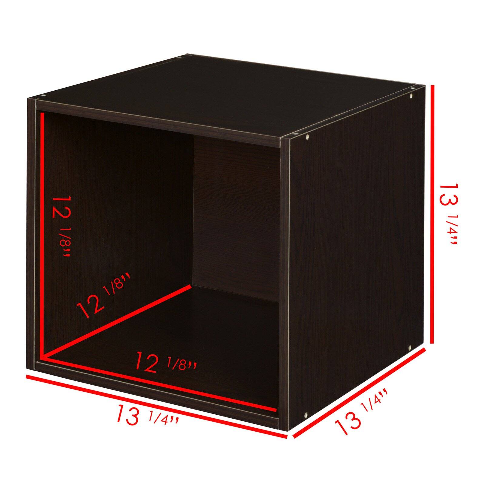Regency Niche Cubo Modular Storage Shelf with Optional 4 Full and 2 Half Sized Folding Storage Bins - image 5 of 10