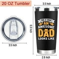 thumbnail image 3 of zipooo Gifts For Dad, Cups Tumbler - Fathers Day Dad Gifts From Daughter Son Wife - Birthday, Father''s Day, Christmas - Cool Funny Gift For Dads, 3 of 6
