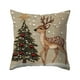thumbnail image 2 of Fundas de Almohada Navideñas Decorativas de 45X45 Cm | Tela Suave con Cremallera Oculta | Diseños Festivos | Algodón Transpirable | Fácil de Lavar | Tamaño Universal | 1 Funda de Almohada de Algodón, 2 of 6