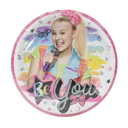 JoJo Siwa Paper Dinner Plates, 9in, 8ct - Walmart.com