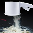 thumbnail image 3 of de , de coctelera de para hornear, colador de azúcar glaseado de malla de acero inoxidable de 350 ml para cocina, repostería, Blanco Baoblaze Tamiz de harina de mano, 3 of 8