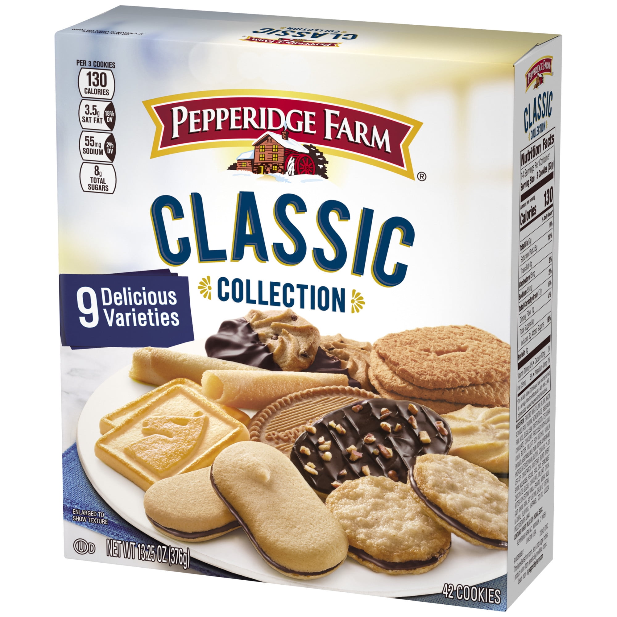 (2 Packs) Pepperidge Farm Classic Collection Cookies, 13.25 oz. Box