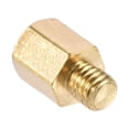 thumbnail image 4 of Uxcell Brass M3 7mm+3mm Male-Female Hex Standoff 20 Pack, 4 of 5