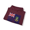 thumbnail image 4 of British Virgin Islands Pride Flag Hoodie, Gifts, Hooded Sweatshirt, 4 of 4