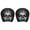 Black#02, variant on Spooky Car Headrest Covers Scary Face Head Rest Cover Creepy Ghost Mask Seat Decor Accessories for Vehicle Auto SUV Truck Halloween Horror Style Decoration