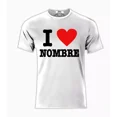 thumbnail image 1 of Playeras Camiseta I Love Personalizada Corazon Tallas Unisex, 1 of 1