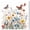 Gallery Wrapped, variant on Garden of Fluttering Canvas Floral Wall Decor by Art Remedy, Gallery Wrapped, 12 x 12