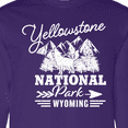 thumbnail image 4 of Inktastic Wyoming Yellowstone National Park Long Sleeve T-Shirt, 4 of 5