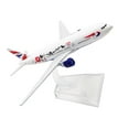 thumbnail image 2 of British B777 Plum Model 15cm Simulation Passenger Plane Aircraft Model 1/400 Scale Plane Static Display Toys, 2 of 15