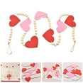 thumbnail image 2 of MRLESS Valentines Day Felt Heart Garland With Red Pink Heart Valentines Decorations Garland Hanging Decor For Valentines Day Indoor Outdoor Home Fireplace Room, 2 of 6