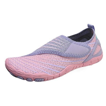 Fauean Womens Slip on Sneakers Socks for Swim Women s Shoes Lightweight Fashion Sneakers Purple Size 39