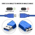 thumbnail image 2 of Cable USB macho A a Micro B de 1 m, 5 Gbps de alta velocidad, 2 of 5