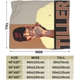 thumbnail image 2 of Flannel Blanket Bryson Rapper Tiller Throws Blankets Super Soft Fleece Air Conditioning Blankets for All Season 80"x60", 2 of 9