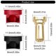 thumbnail image 3 of Aluminum alloy remote control car battery heat sink banana plug connectors 4/5mm, 3 of 5