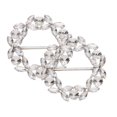 thumbnail image 2 of 2 piezas de cintas deslizantes de moda con diamantes de imitación para decoración de novias, clips con hebilla para camisa Nuevo 2 uds blanco, 2 of 7