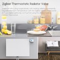 thumbnail image 2 of ZigBee Thermostatic Radiator Valve Weekly Programmable Smart Heating Radiator Thermostat APP Control Voice Control Open Window Freezing Function Indoor Constant Temperature Controller with, 2 of 7
