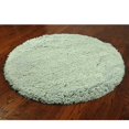 thumbnail image 3 of SAFAVIEH Harvey Solid Plush Shag Area Rug, Light Blue, 4' x 4' Round, 3 of 5
