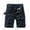 Black, variant on Big and Tall Cargo Shorts for Men 7xl Below Knee 13 Inches Cotton Streetwear Joggers Sports Shorts Relaxed Fit with Pockets,Blue,34