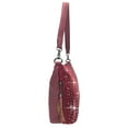 thumbnail image 4 of Zzfab Star Night Sparkling Bling Crossbody Bag Maroon, 4 of 5