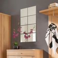 thumbnail image 4 of Self Adhesive Mirror Tiles Wall Mirrors Glass Square 9pcs 10*10inch, 4 of 5