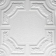 White Styrofoam Ceiling Tile Caracas (Package of 8 Tiles) - same as Evergreen and R28
