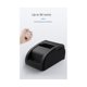 thumbnail image 1 of Mini impresora térmica inalámbrica, portátil, con voz, Bluetooth, impresora térmica de recibos, BT, 58 mm, color negro, 1 of 5