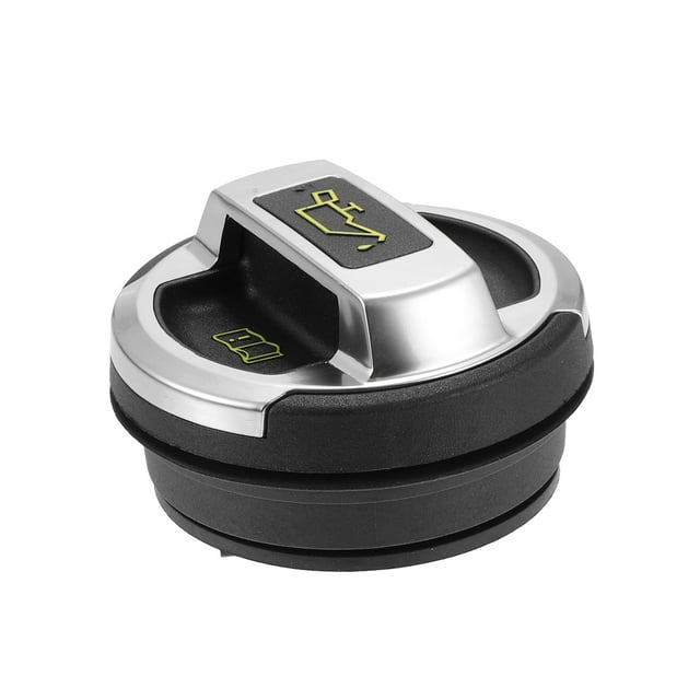 Unique Bargains 1pcs Engine Oil Filler Cap 420103485B Fit for Audi R8 Black, Silver Tone