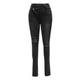 thumbnail image 5 of Leesechin High Waisted Ripped Skinny Jeans for Women Slim Fit Stretchy Distressed Jeans Destroyed Ankle Denim Pants, 5 of 7