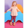 thumbnail image 5 of Garanimals Toddler Girls Babydoll Pointelle Top with Long Sleeves, Sizes 18M-5T, 5 of 7