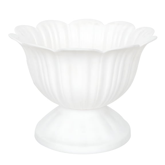 ACDANC Large White Urn Planter for Indoor & Outdoor Plants, Durable Plastic Flower Pot for Garden, Wedding & Home Decor