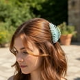 thumbnail image 4 of Bright Color Hairpin Butterfly Shape Detail Stylish Barrettes Fashion Hair Accessory For Special Occasion, 4 of 17