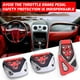 thumbnail image 4 of 3X Universal Antideslizante Pedales Freno Embrague Reposapiés Juego de cubierta para transmisión manual Coche, Rojo Sunnimix Almohadillas para los pedales, 4 of 8