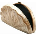 thumbnail image 6 of Kwuty Women Fan Shell Acrylic Clutch Purse Marble Evening Bag Unique Handbag Cute Shell Clutch Wedding Purse for Party, 6 of 7