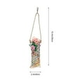 thumbnail image 2 of CIMAXIC Parrot Chew Strand Wooden Bird Parakeet Bite Molar Toy Rattan Hanging Toy,15.35"X2.36"X1.57", 2 of 5