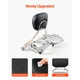 thumbnail image 4 of VEVOR Motorcycle Backrest Sissy Bar with Luggage Rack for Harley Touring 2009-2024, 4 of 9